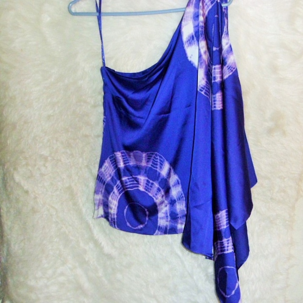 Inc one shoulder blouse